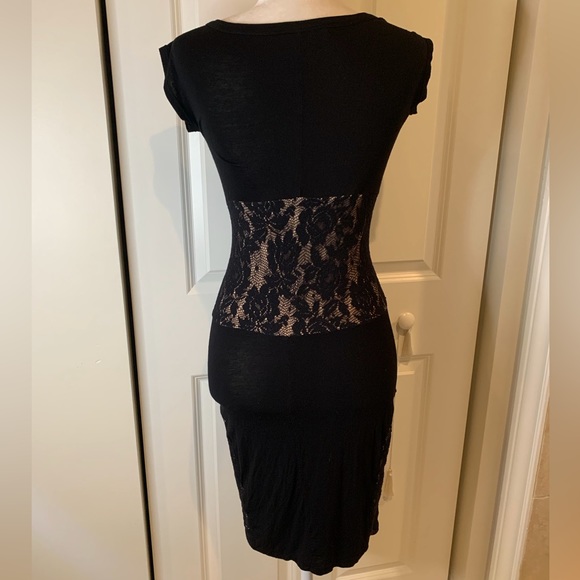 Betsy Johnson Lace Overlay Bodycon Dress - Picture 5 of 6